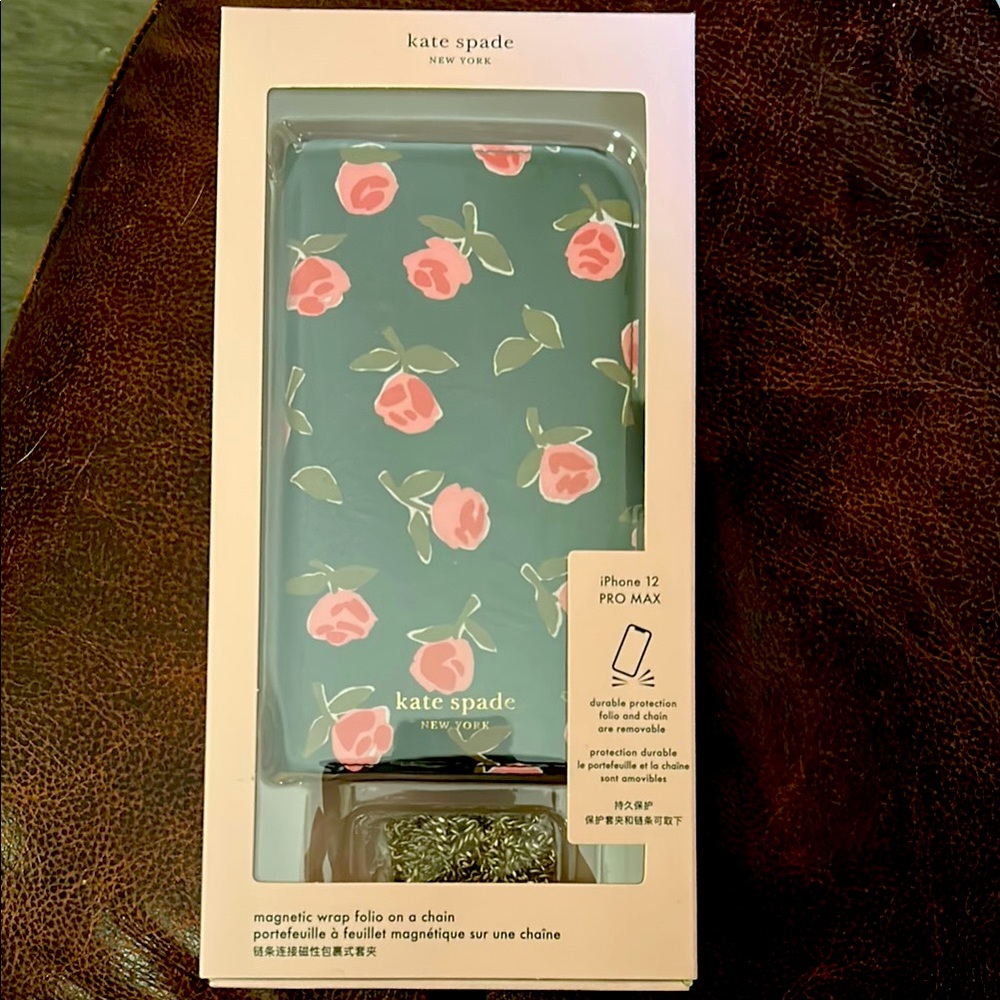 Kate Spade Rose Pattern iPhone 12 Pro Max Case